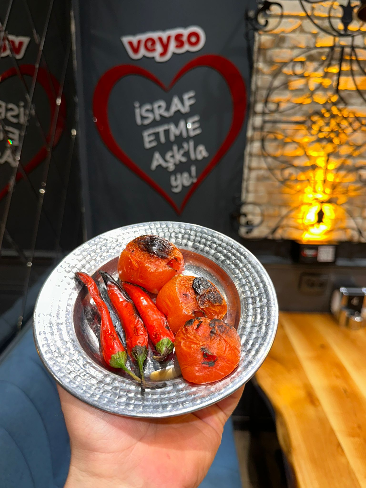 Közlenmiş Domates Biber
